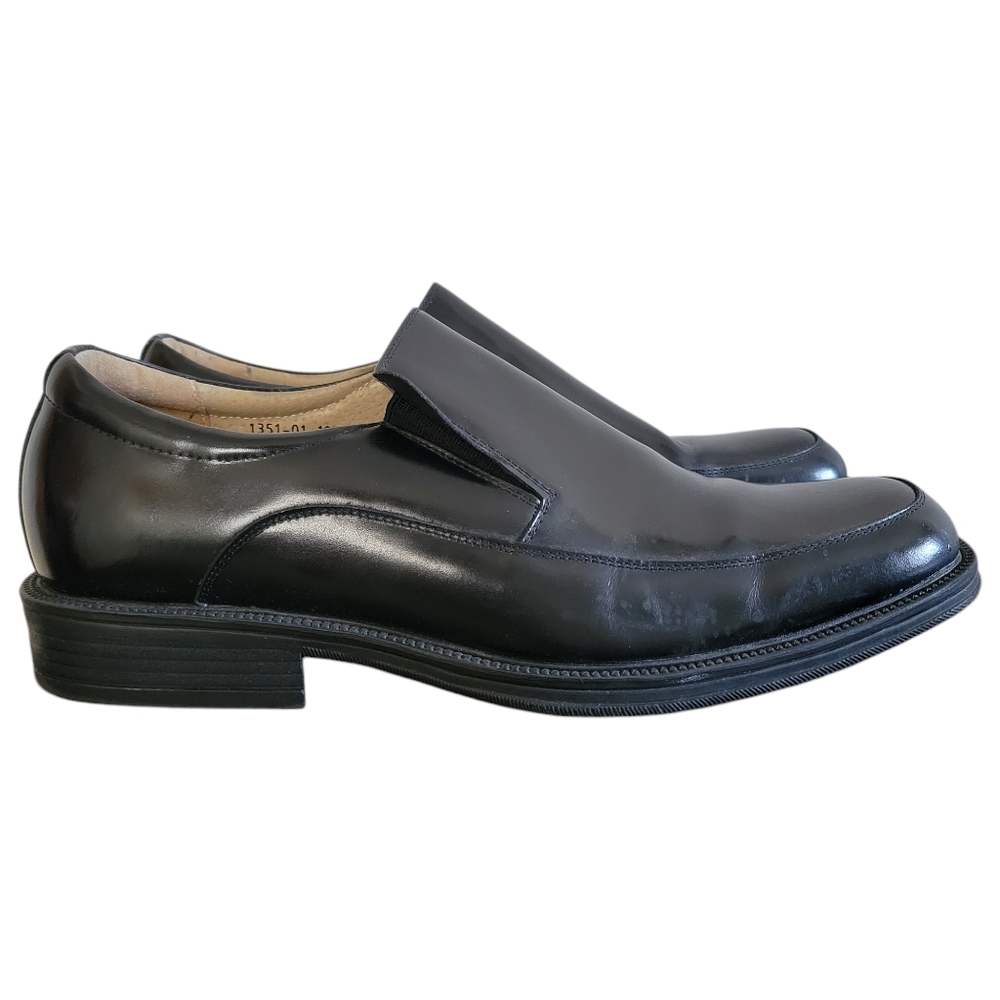 Carlo Pradi Loafers Mens Size 10.5 Black Genuine Leather Styled in Italy